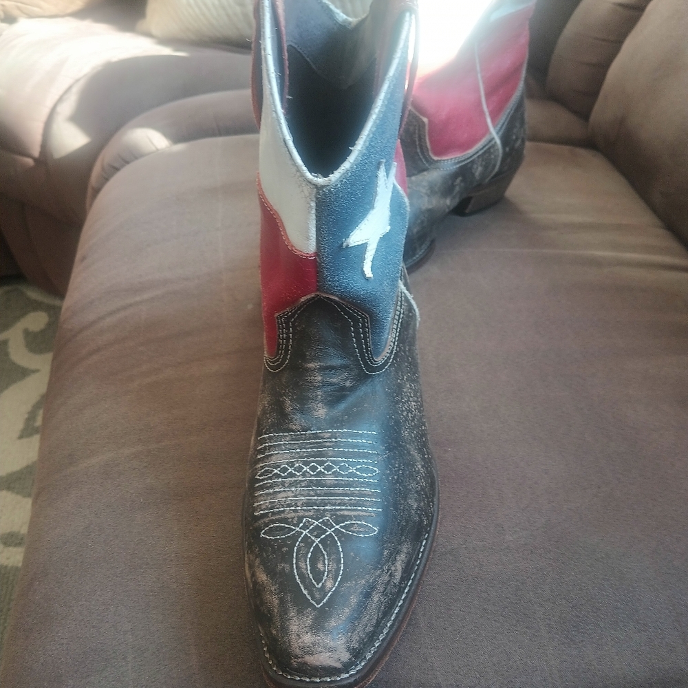 Roper Leather Flag Boots